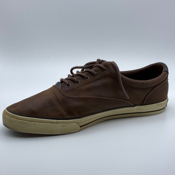 Tommy Hilfiger Helipo Brown Textile Low Top Sneakers Mens Size 12 - Picture 8 of 11